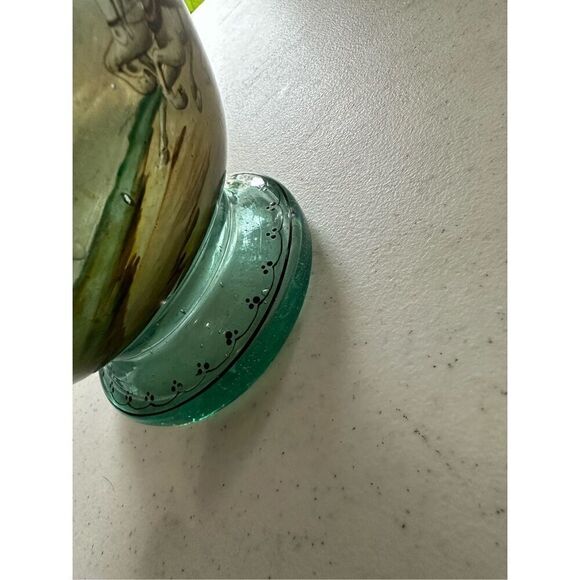 Extremely Rare Ludwig Moser Hand Blown, Hand Painted Enamel Bowl 🛑 - Picture 8 of 15